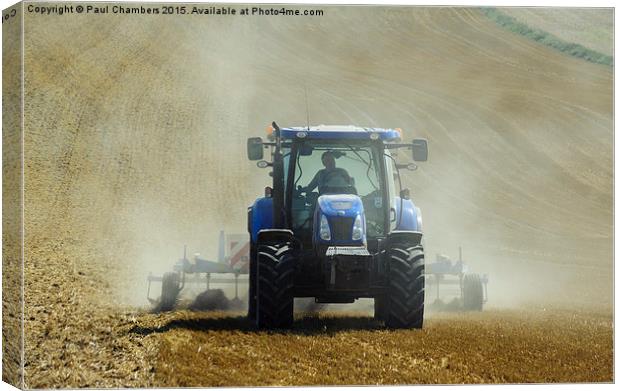  Farming Canvas Print by Paul Chambers