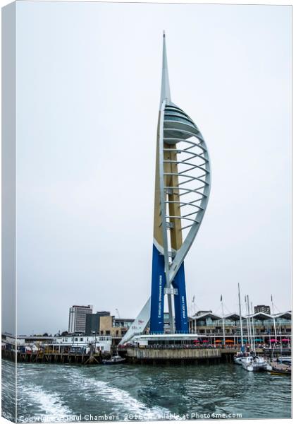 EMIRATES SPINNAKER TOWER Canvas Print by Paul Chambers