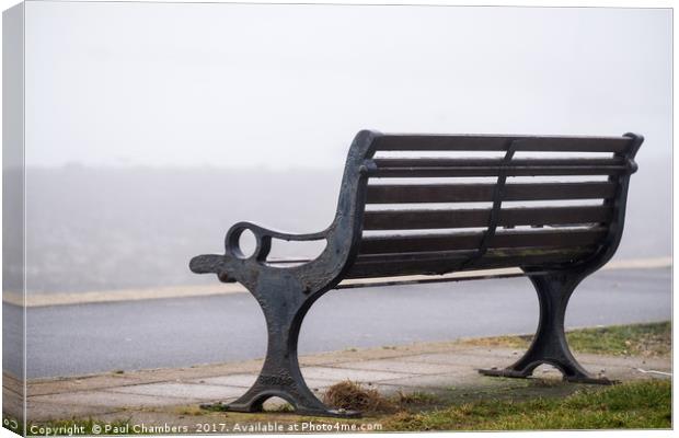 Bench View Canvas Print by Paul Chambers