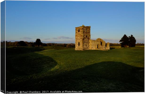 Knowlton Church Canvas Print by Paul Chambers