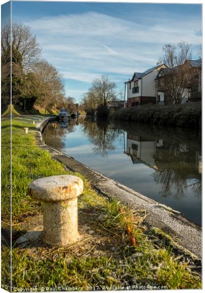 Kennet & Avon Canal Canvas Print by Paul Chambers