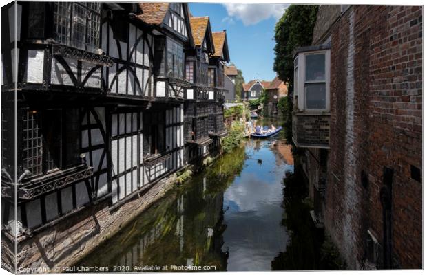 Great Stour Canterbury Canvas Print by Paul Chambers