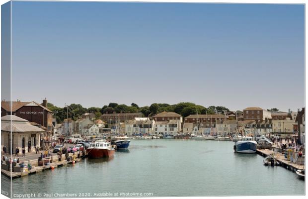 Weymouth Harbour Canvas Print by Paul Chambers
