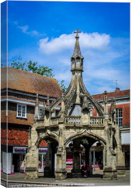 Poultry Cross Salisbury Canvas Print by Paul Chambers