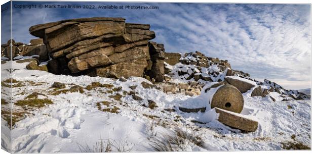 Sheep Shelter Canvas Print by Mark Tomlinson