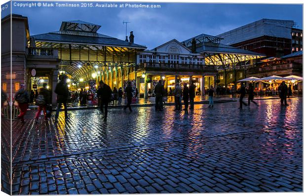  Covent Garden by Night Canvas Print by Mark Tomlinson