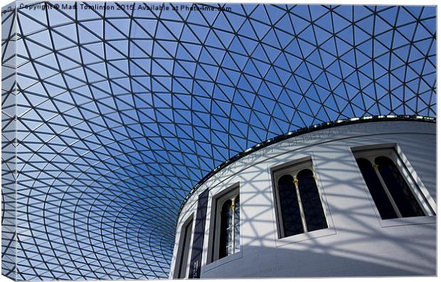  Great Court Roof Canvas Print by Mark Tomlinson