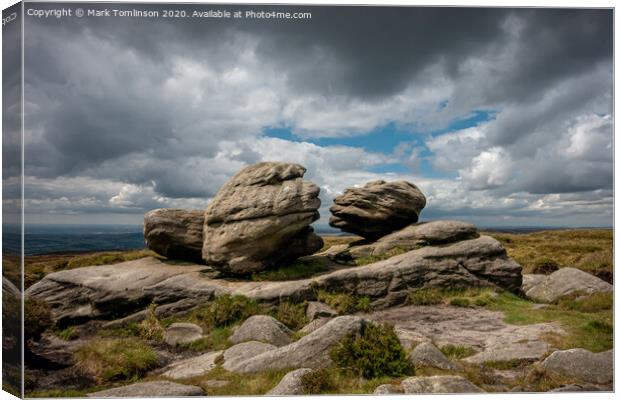 The Kissing Stones Canvas Print by Mark Tomlinson