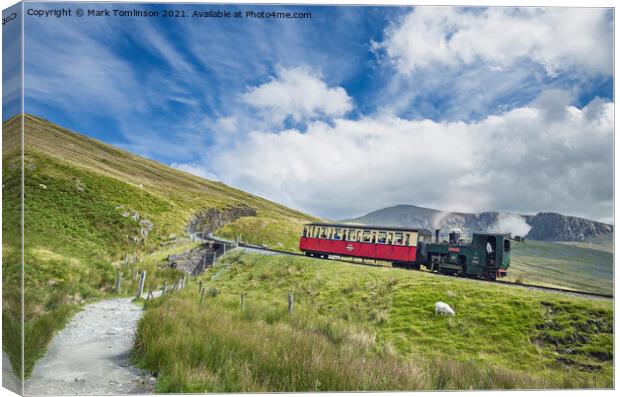 Let The Train Take The Strain Canvas Print by Mark Tomlinson