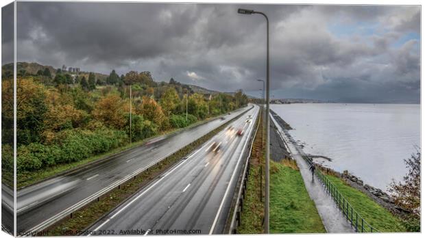 A8 at Port Glasgow Canvas Print by GBR Photos