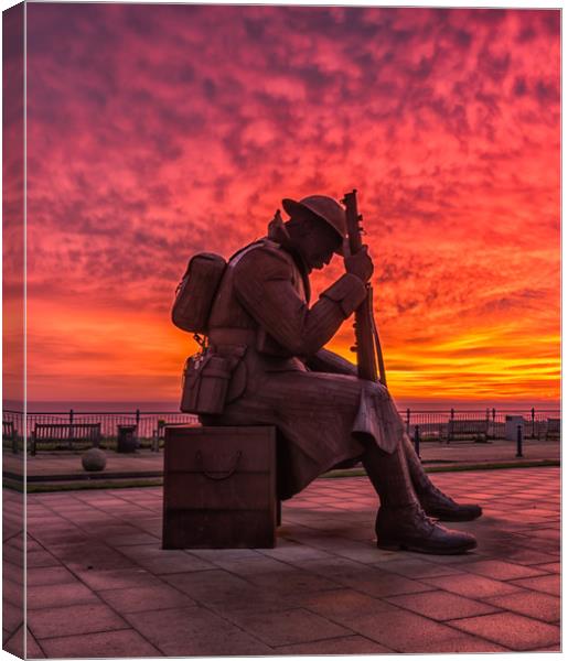 Tommy at Seaham Canvas Print by Graham McCarroll