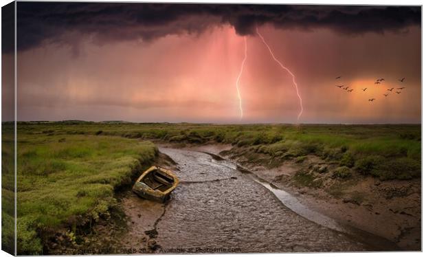 NORFOLK MARSHES 2 Canvas Print by Tony Sharp LRPS CPAGB