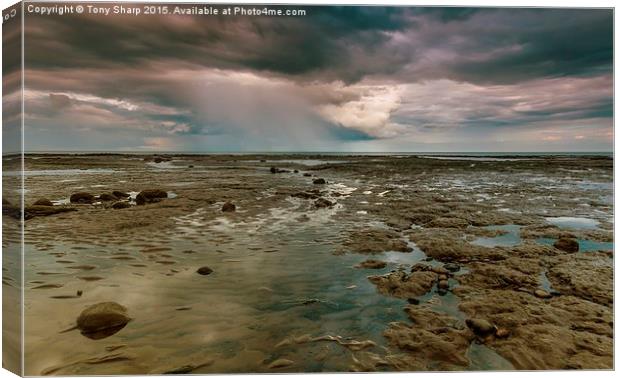  Distant Storm Canvas Print by Tony Sharp LRPS CPAGB