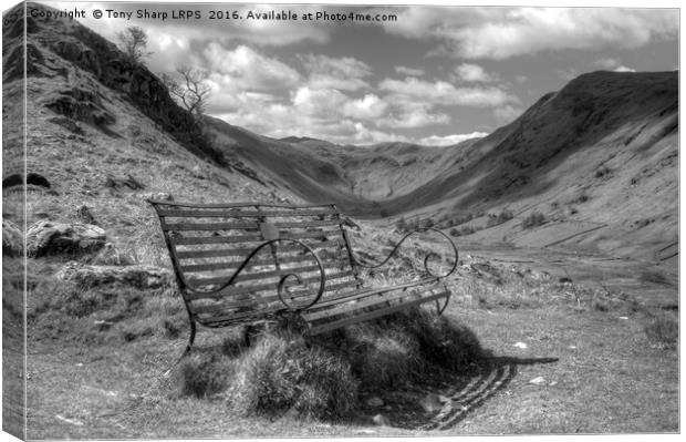 Welcome Resting Place - Martindale, Cumbria Canvas Print by Tony Sharp LRPS CPAGB