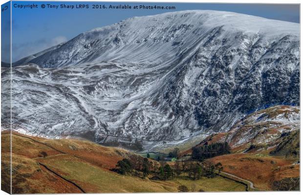 St Johns in the Vale, Cumbria Canvas Print by Tony Sharp LRPS CPAGB