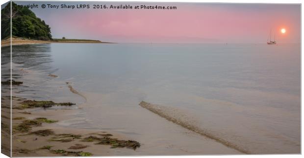 Donegal Sunset Canvas Print by Tony Sharp LRPS CPAGB