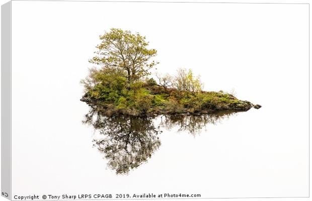 ISLAND Canvas Print by Tony Sharp LRPS CPAGB