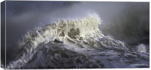 WAVE Canvas Print by Tony Sharp LRPS CPAGB