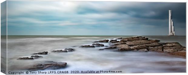 DISTANT LIGHTHOUSE Canvas Print by Tony Sharp LRPS CPAGB