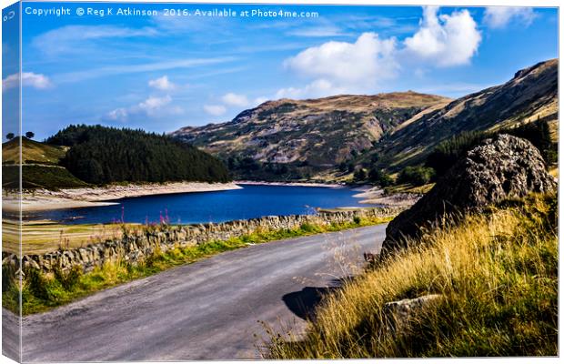Haweswater Canvas Print by Reg K Atkinson