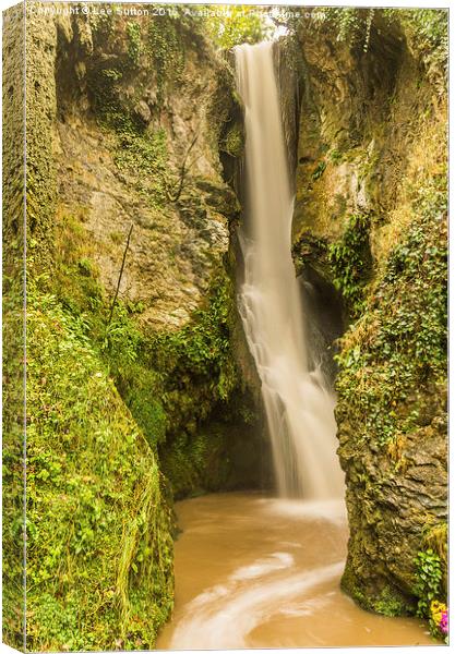  Dyserth Falls Canvas Print by Lee Sutton