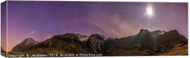 Starlight Panorama Canvas Print by Lee Sutton