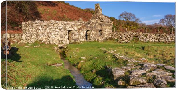 St Cybi's Well Canvas Print by Lee Sutton