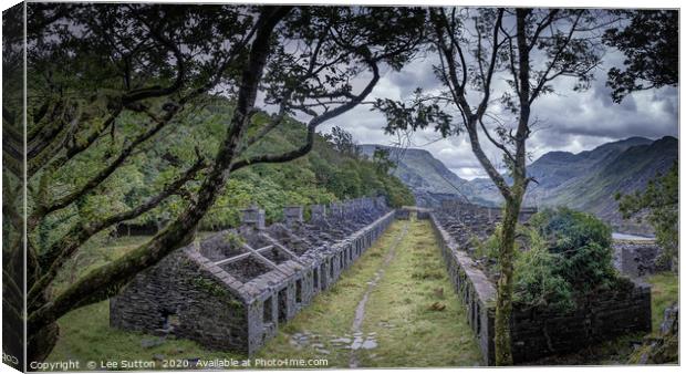 Anglesey Barracks Dinorwic Quarry Canvas Print by Lee Sutton
