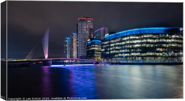Media city Salford Canvas Print by Lee Sutton