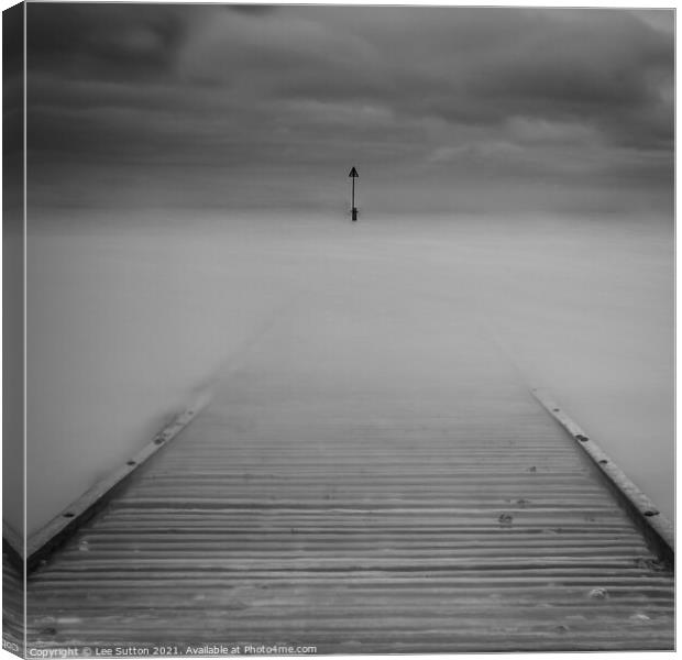 Jetty Canvas Print by Lee Sutton