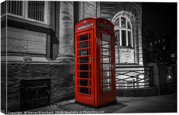 Old Red Canvas Print by Steven Blanchard