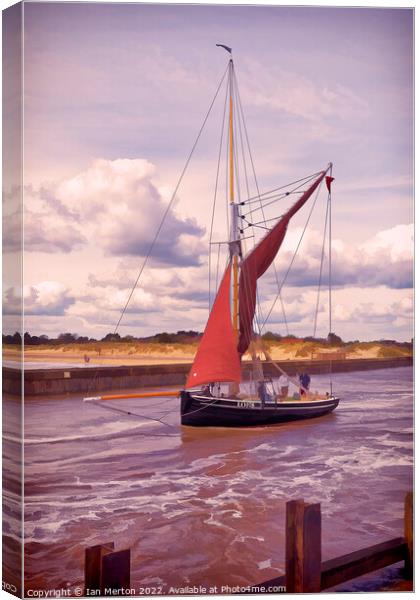 Boat Trip Canvas Print by Ian Merton