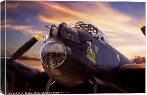 Lancaster Canvas Print by Ian Merton