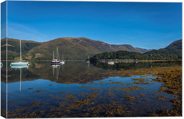  Loch Leven Reflections Canvas Print by Nick Rowland
