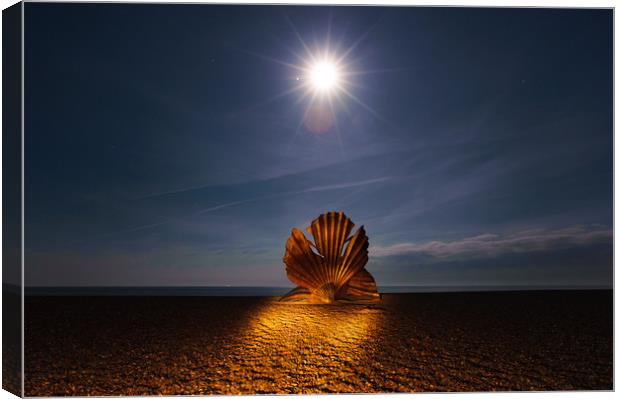The Scallop Canvas Print by Nick Rowland