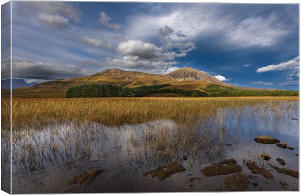 Loch Cill Chriosd, Blaven, Isle of Skye Canvas Print by Nick Rowland