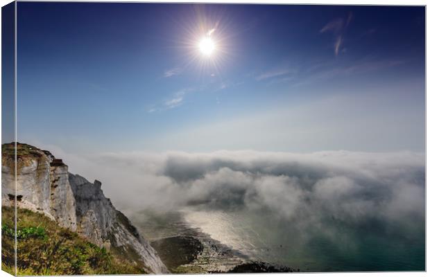 Sea Of Clouds Canvas Print by Nick Rowland