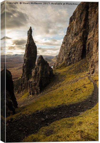 The Needle of the Quiraing Canvas Print by Stuart McGeown