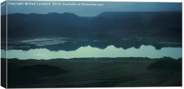 Lake Mead Canvas Print by Mark Lovelock