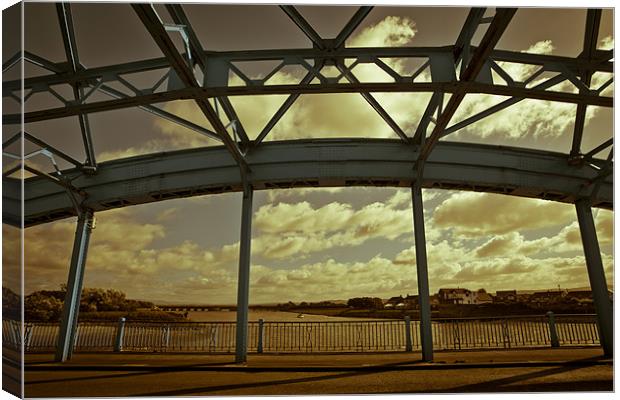 A bridge with a view Canvas Print by S Fierros