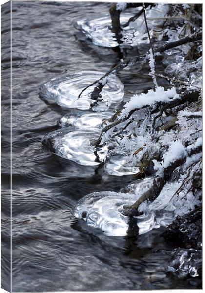 Hovering icicles Canvas Print by S Fierros