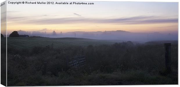 Muted Morning Canvas Print by Richard Muller