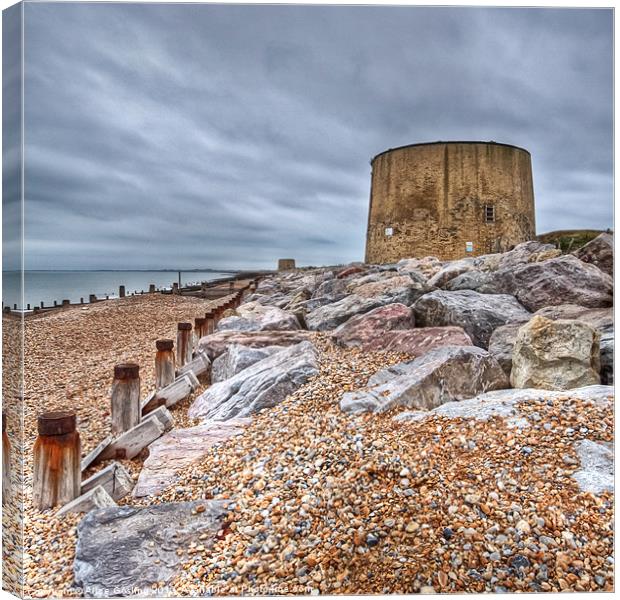 Martello Tower No 14 Canvas Print by Alice Gosling