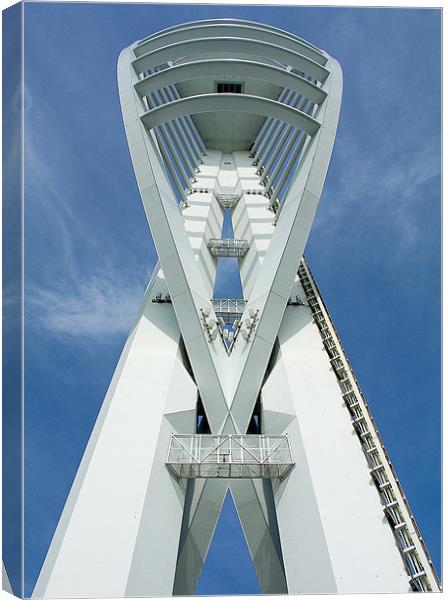 Spinnaker Tower Canvas Print by Alice Gosling