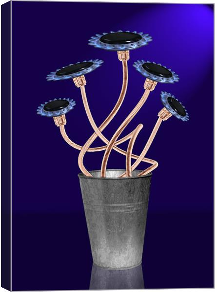 Rare Blue Flowers Canvas Print by Alice Gosling
