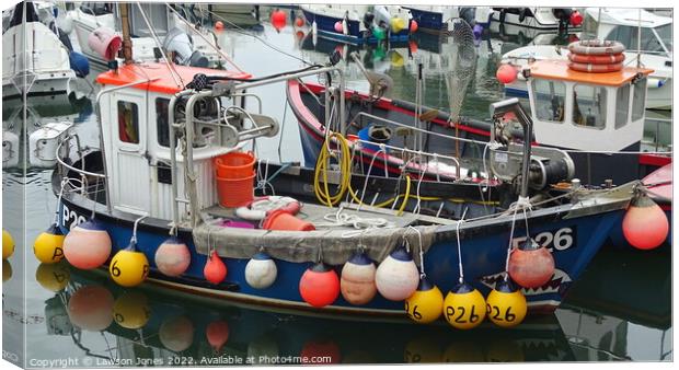 Busy harbour Canvas Print by Lawson Jones