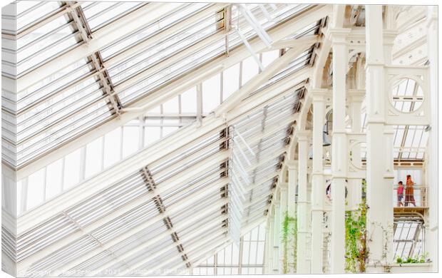 Structure of Kew's Temperate Greenhouse Canvas Print by Paul Praeger