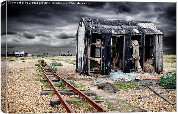  Dungeness fisherman's hut Canvas Print by Paul Praeger