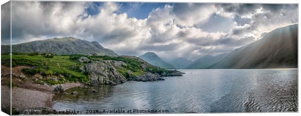 Wastwater Light Canvas Print by andrew blakey