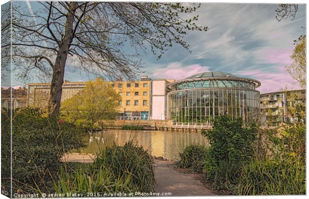 Sunderland Museum and Winter Gardens Canvas Print by andrew blakey